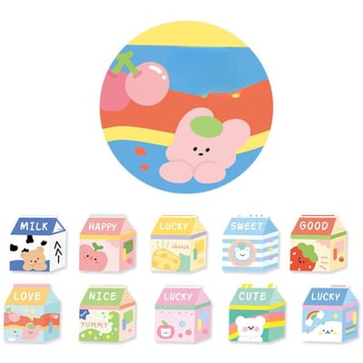 100 Stuks/Rol Handgetekende Cartoon Kleur Washi Tape DIY Scrapbooking Kant Tape Sticker