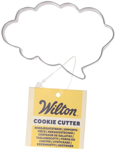 Wilton Koekjes Uitsteker - Tekstwolk - Uitsteekvormpjes - Koekjes Vorm