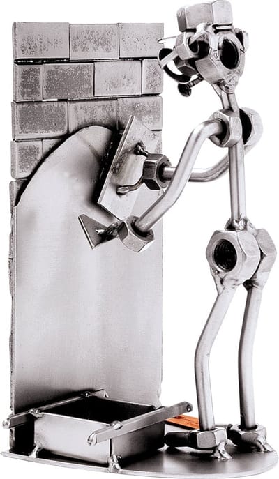 Hinz & Kunst smeedwerkfiguur beroepen "stukadoor"