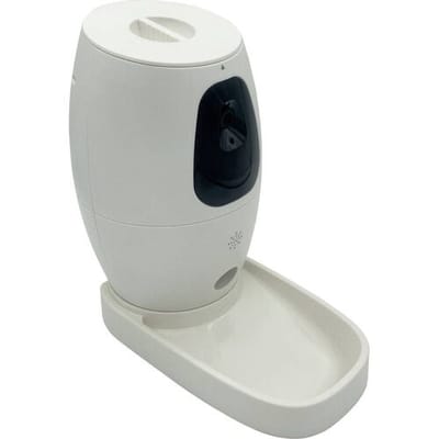 Berger & Schröter Smart Pet Feeder Automatische voederbak Hond, Kat Wit APP-besturing, bewaking, Dierencamera, Video-overdracht, Automatisch bedrijf