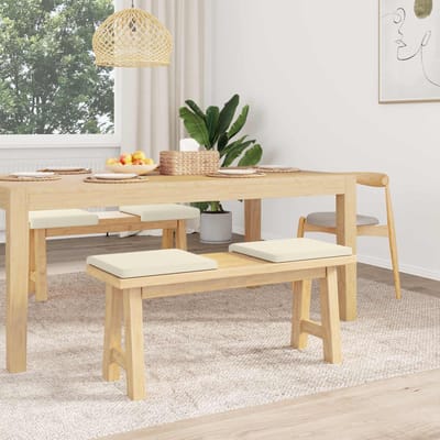 vidaXL - Bankkussen - 4 - st - Textured - Velvet - Crèmekleurig - Diepte - 35 - cm