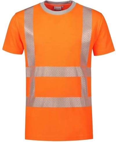 Santino t-shirt Vegas  - fluor oranje - 200171 - maat S