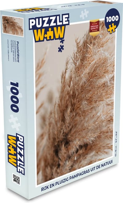 Puzzel Gras - Planten - Natuur - Pampasgras - Legpuzzel - Puzzel 1000 stukjes volwassenen