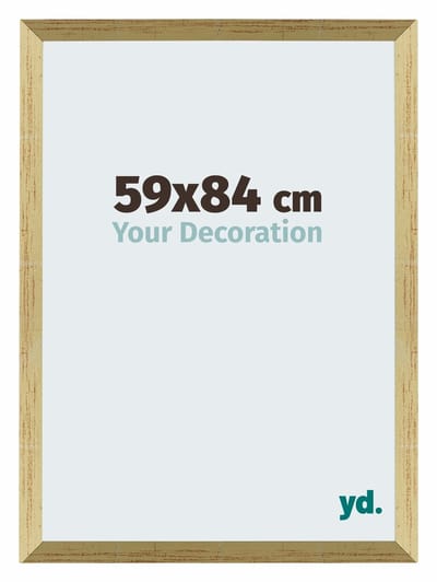 Your Decoration - Puzzellijst 59x84 cm - Goud Glans - Puzzellijst 1500-2000 stukjes - MDF Fotolijst - Mura
