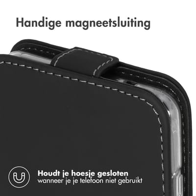 Accezz Hoesje - Geschikt voor Samsung Galaxy A52 (4G) / A52s / A52 (5G) - Flipcase - Zwart