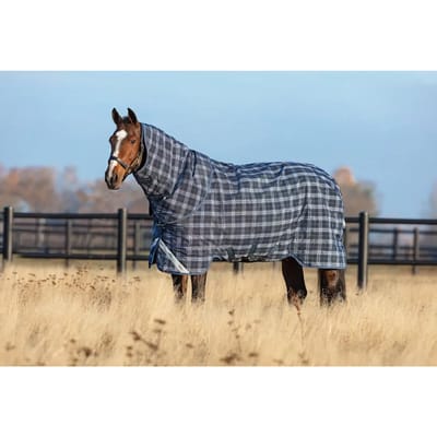Outdoor paardendeken met halsbedekking Horseware Rhino Plus Turnout Lite 0g