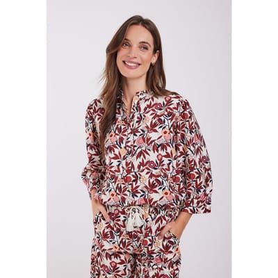 DIDI Dames Blouse Nila Pink Jive print maat 36