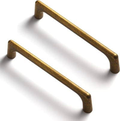 Antieke Bronzen Keuken Kast Handgrepen - Set van 6 Stuks - 160mm Deurgrepen voor Keuken en Meubels