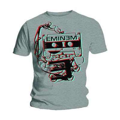 Eminem Heren Tshirt -XL- Tape Grijs