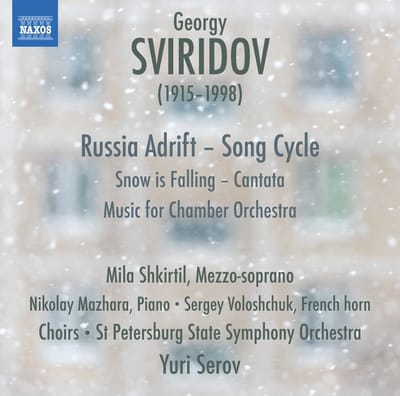 Nikolay Mazhara, Sergey Voloshchuk, Rimsky-Korsakov Music College Female Choir, Boys Of The St Petersburg Radio And Television Children's Choir - Russia Adrift | Snow Is Falling | Music For Chamber (CD)
