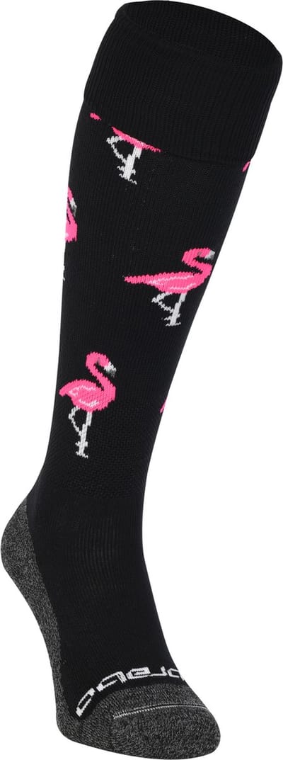 Brabo BC8460B Socks Flamingo Black/Pink Unisex Sportsokken - Black/Pink
