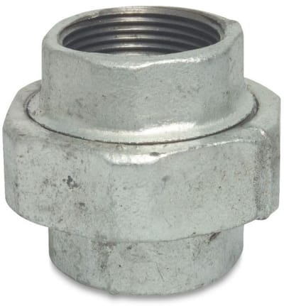 Tempergiet Fitting 2 Duims: Platte Tempergiet Verschroefing