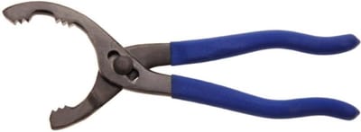 Benson Verstelbare oliefiltertang - rubberen handvat - zelfklemmend - 63-116 mm - geel