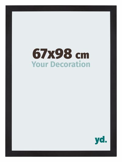 Your Decoration - Puzzellijst 67x98 cm - Zwart Houtnerf - Puzzellijst 1500-2000 stukjes - MDF Fotolijst - Mura
