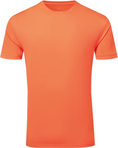 TriDri Men´s Textured Recycled T-Shirt TR503 - Lightning Orange - S