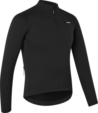 GripGrab - EXPLR Merinotech Thermo Fietsshirt Lange Mouwen Merino Wielrenshirt Cycling Jersey - Zwart - Heren - Maat M