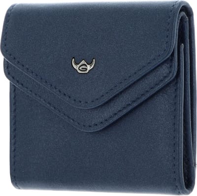 Golden Head Leren portemonnee Valencia Damen-Minischeintasche 1005 Saphir donkerblauw