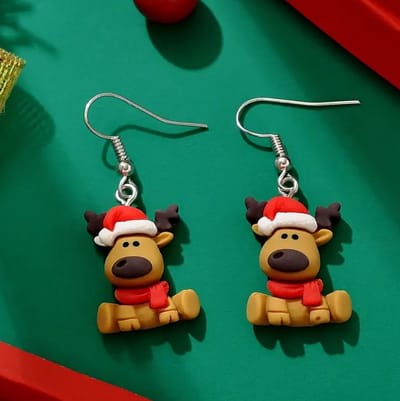 Oorbellen kerst hert