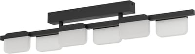 EGLO Ervidel Plafondlamp - LED - 93 cm - Zwart