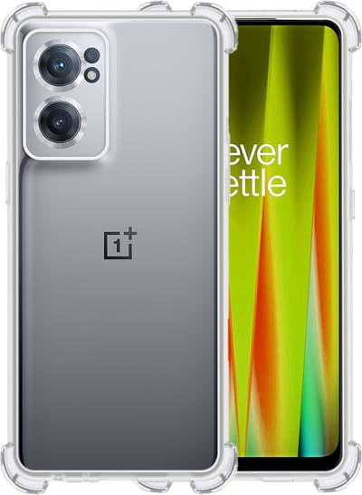 Hoesje - Geschikt voor OnePlus Nord CE 2 - Sterk & Shockproof - Siliconen Case - Back Cover - Telefoon Hoes Shock Proof - Telefoonhoesjes - Transparant