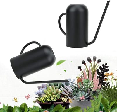 Roestvrijstalen Gieter met Lange Tuit van 1.5L voor Tuinplanten, Bloemen en Bonsai Irrigatie