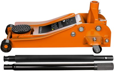 NEO Serie - Hydraulische Lageprofielkrik - 2.5t - Zwenkwielen - CE/TÜV Certificaat