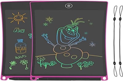 Erasable graphic tablet for kids - 8.5 inch colorful LCD drawing board