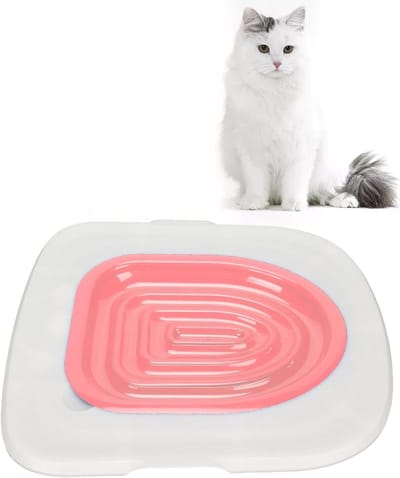 Training Set voor Katten: Universele Herbruikbare Toilettraining met Litter Box en Toiletzitje voor Gemakkelijk Afleren