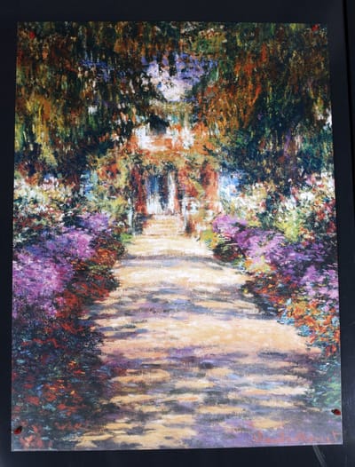 Claude Monet - Het tuinpad - Kunstposter - 60x80 cm