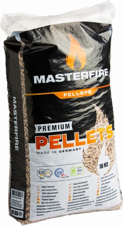 Masterfire Premium houtpellets (840 kg) | ENplus A1 houtpellets | 100% Naaldhout (wit) | 10 kg zakken