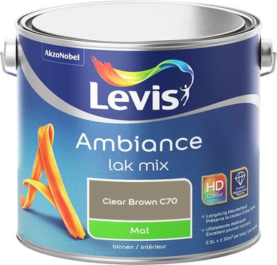 Levis - Ambiance Lak Mat Mix - Clear Brown C70 - 2,5 L