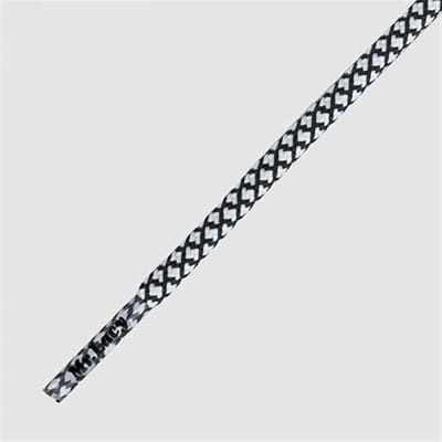 Mr.Lacy - Schoenveters - Veters Ropies - Zwart/ Wit- Veterlengte 130 cm