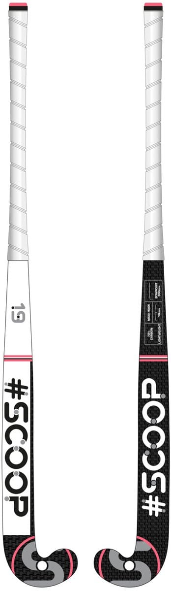 Scoop #5 Hockeystick - Mid Bow - 70% Carbon - Hockeystick Senior - Outdoor - 36,5 Inch
