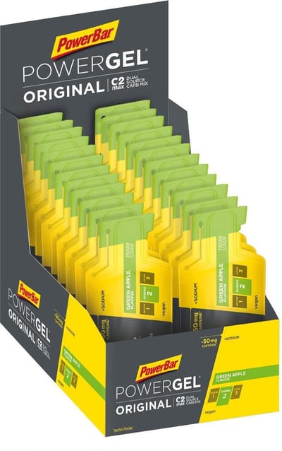 PowerBar Power Gel Cafeïne Green Apple 24*41 g