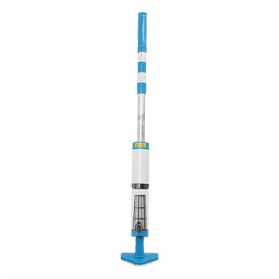 Zwembad Stofzuiger Handheld – 3-in-1 – 10W – IPX8 Waterdicht – 1600mAh Batterij – Verstelbare Lengte 1.05-1.64m – Blauw