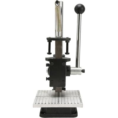 Handpersmachine Arbeidsbesparend Zware Gietijzeren Constructie Handmatige Ponsmachine Handperspons black