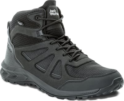 Jack Wolfskin WOODLAND 2 TEXAPORE MID M Heren Wandelschoenen - zwart - Maat 41