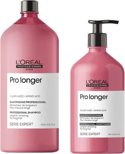 L'Oréal Professionnel SE Pro Longer Shampoo & Conditioner - 1500ml+750ml