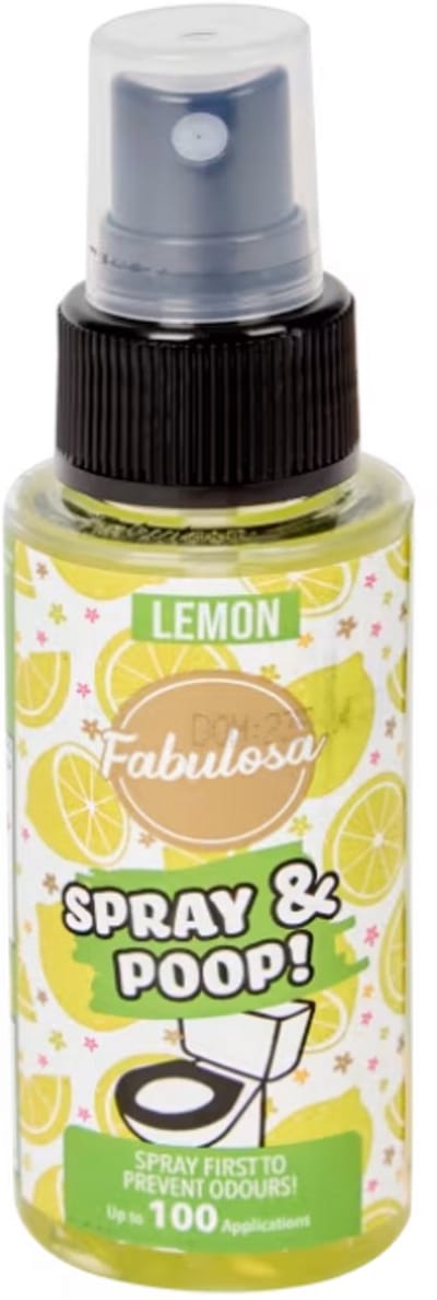 Fabulosa Spray & Poop geurneutralisator geel