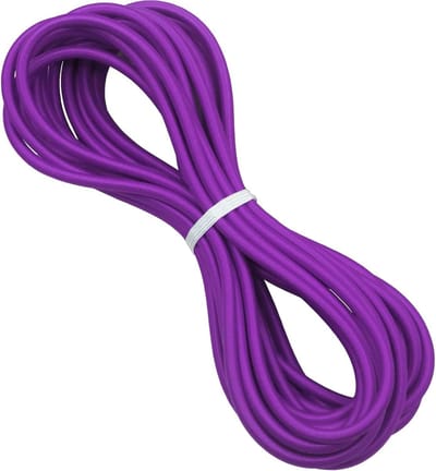 Elastisch Koord - Bungee Touw - Bevestigen en Zekeren - Marine Grade Kwaliteit - 1/4" x 25' - Paars