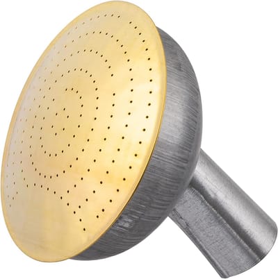 Metalen gieter - Planten watergever - Planten verzorgen - Messing zeef - 13 x 13 x 13 cm - Metaal