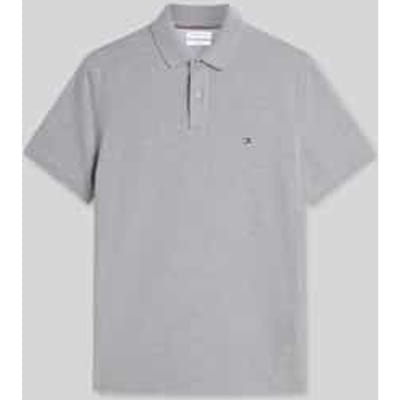 Tommy Hilfiger 1985 Regular Polo Medium Grey Heather Maat: XXL | Poloshirts Outlet | Heren | Grijs