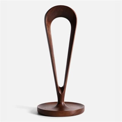 Hoofdtelefoonstandaard - Headsethouder - Bureau Organisatie - Handgemaakt Hout - 120x265 mm - Walnoot