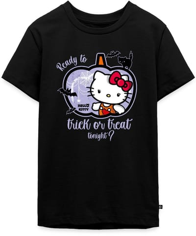 Hello Kitty Halloween Trick Of Treat Premium T-Shirt Tiener