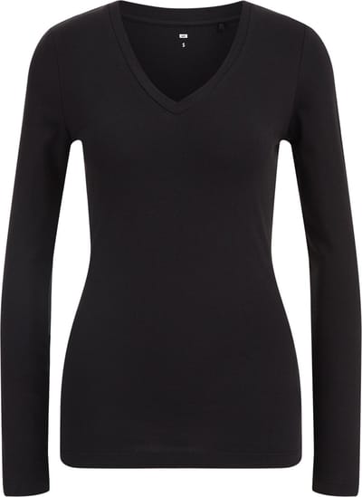 WE Fashion Dames T-shirt van biologische katoenmix
