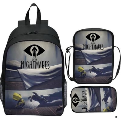 Little Nightmares set rugzak, Little Nightmares 2 rugzak, kleine schoudertas, etui