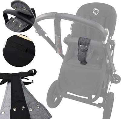 Hoogwaardige kruisband en glijband voor kinderwagen, bevestigingsriem voor kinderwagens