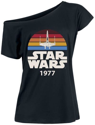 Star Wars - Disney T-shirt - X-Wing - S tot XXL - voor Vrouwen - zwart