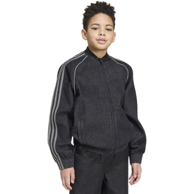 Adidas Superstar Trainingspakken Kinder - Zwart - Maat 159 - 164 CM - Katoen Denim