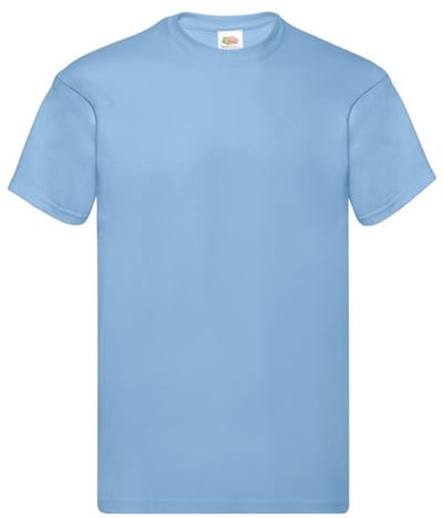 Fruit of the Loom - Original T - Sky Blue - S